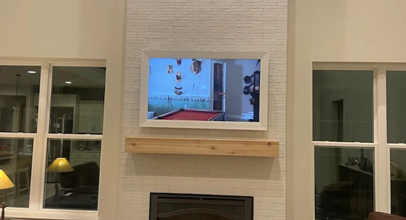 Enhance your space with expert TV mounting service and precision installation.